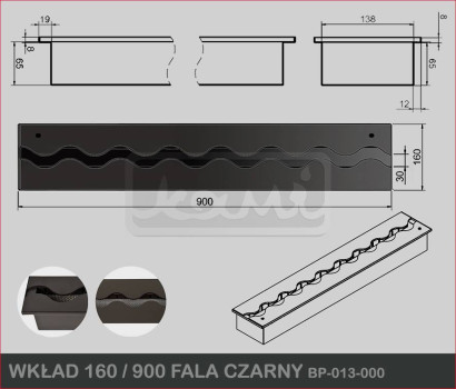 Wkład 160 / 900 FALA