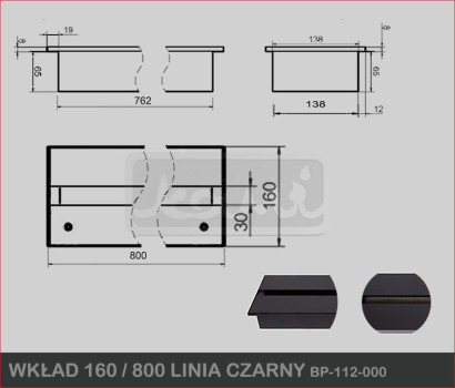 Wkład 160 / 800 LINIA