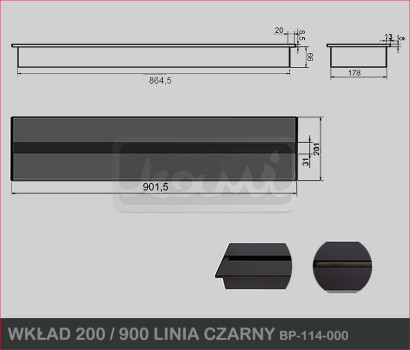 Wkład 200 / 900 LINIA