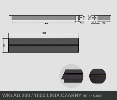 Wkład 200 / 1000 LINIA