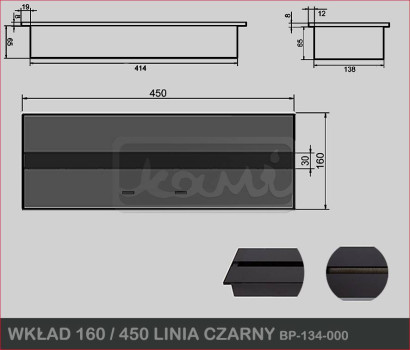 Wkład 160 / 450 LINIA