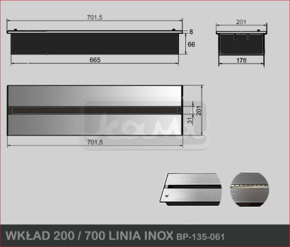 Wkład 200 / 700 LINIA