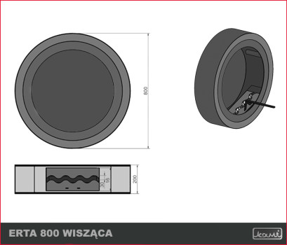 Erta 80 Wisząca