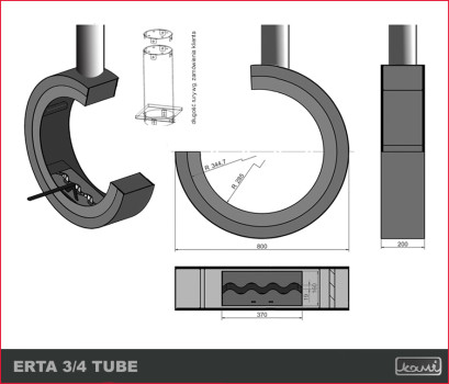 Erta 80 3/4 Tube White