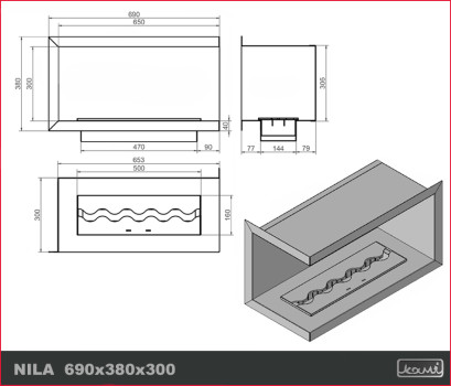 Nila 690x380x300