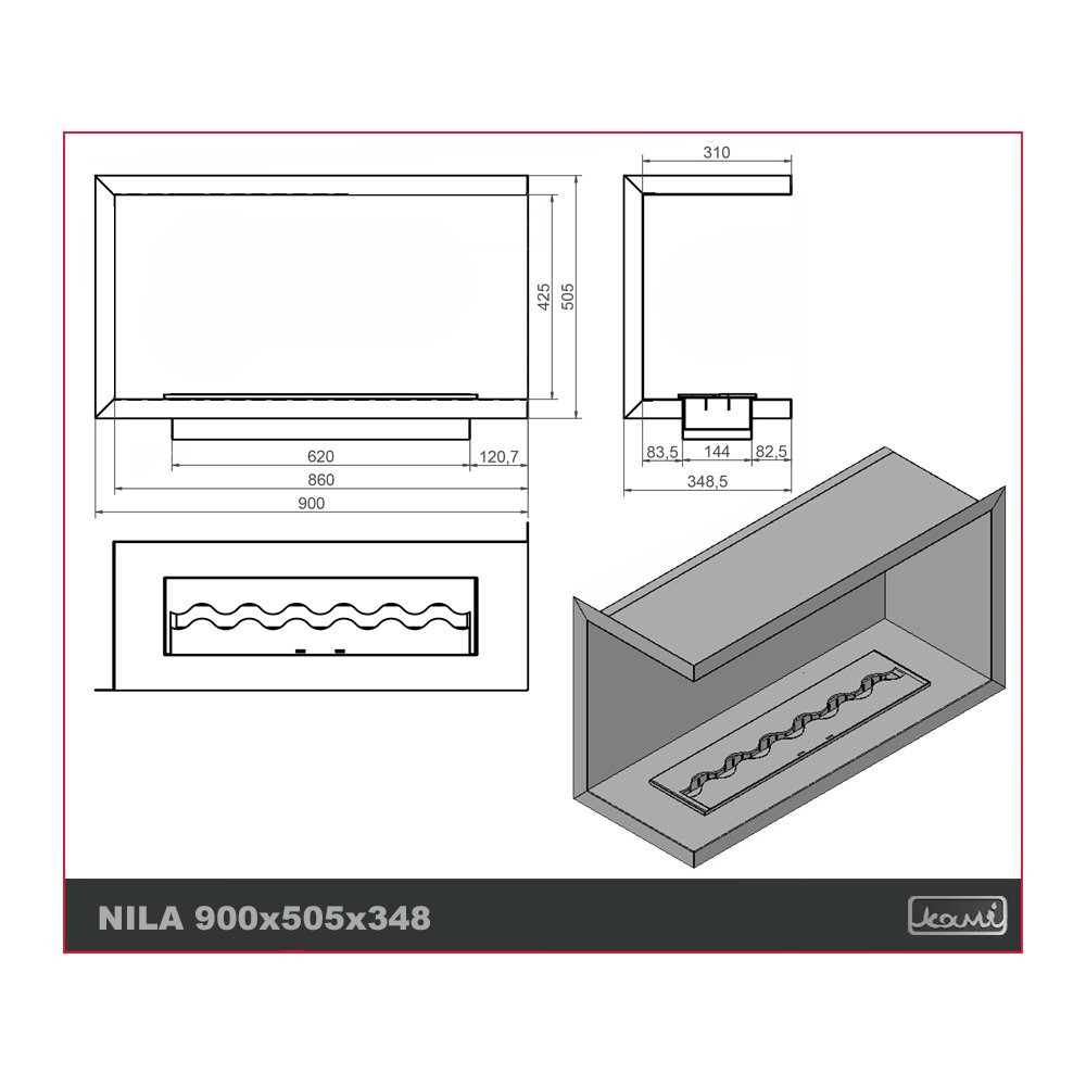 Nila 900x505x348