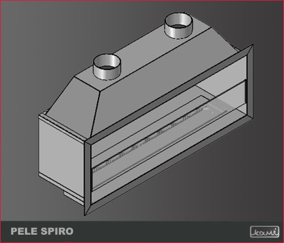 Pele Spiro 1300 x 400 x 500