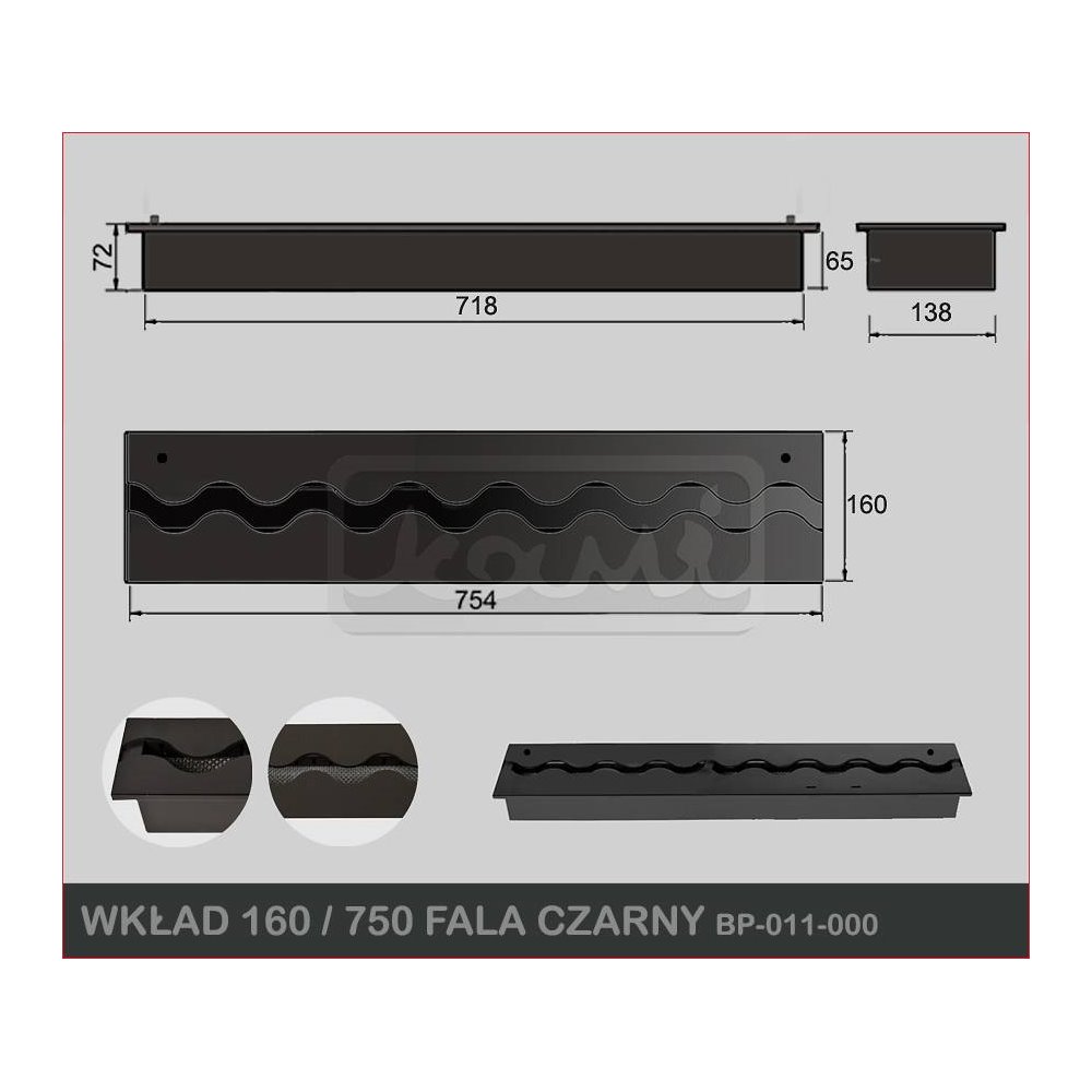 Wkład 160 / 750 FALA