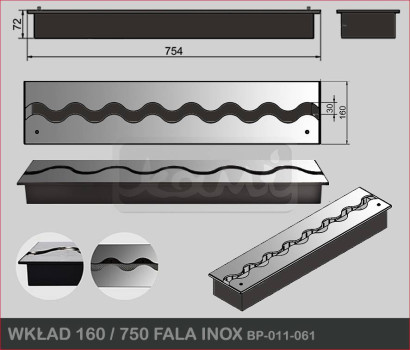 Wkład 160 / 750 FALA