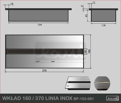 Wkład 160 / 370 LINIA