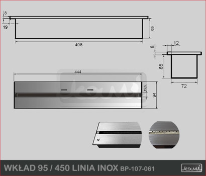 Wkład 95 / 450 LINIA