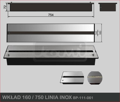 Wkład 160 / 750 LINIA