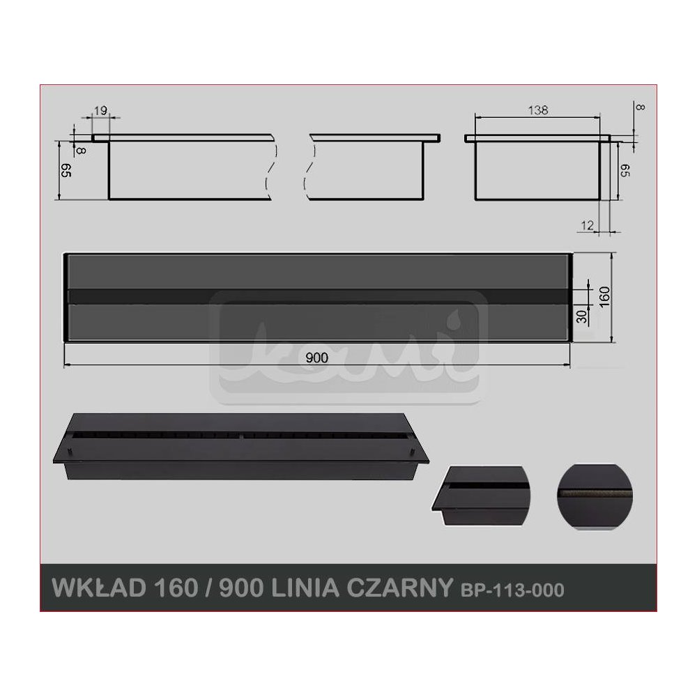 Wkład 160 / 900 LINIA