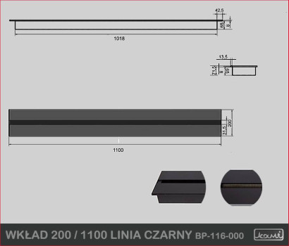 Wkład 200 / 1100 LINIA