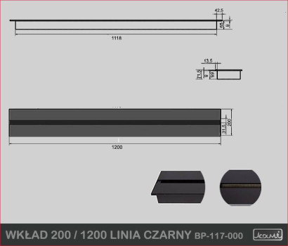 Wkład 200 / 1200 LINIA