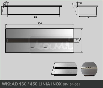 Wkład 160 / 450 LINIA