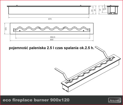 Wkład 120 / 900 FALA