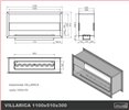 Villarica 1100 x 510 x 300